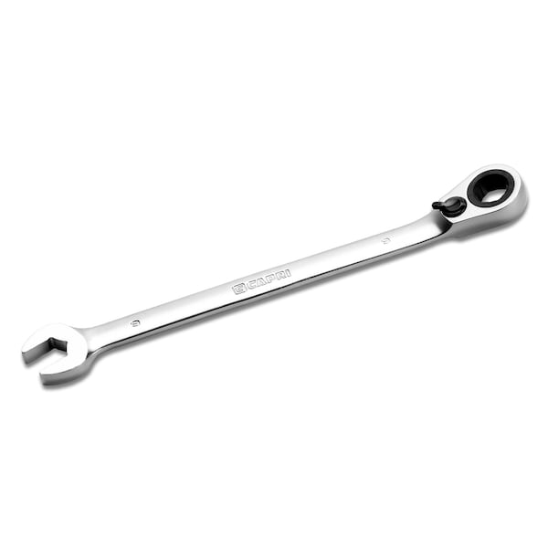9 mm 6-Point Long Pattern Reversible Ratcheting Combination Wrench